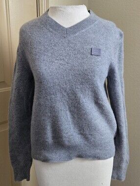 Acne Studios wool gray sweater vneck M